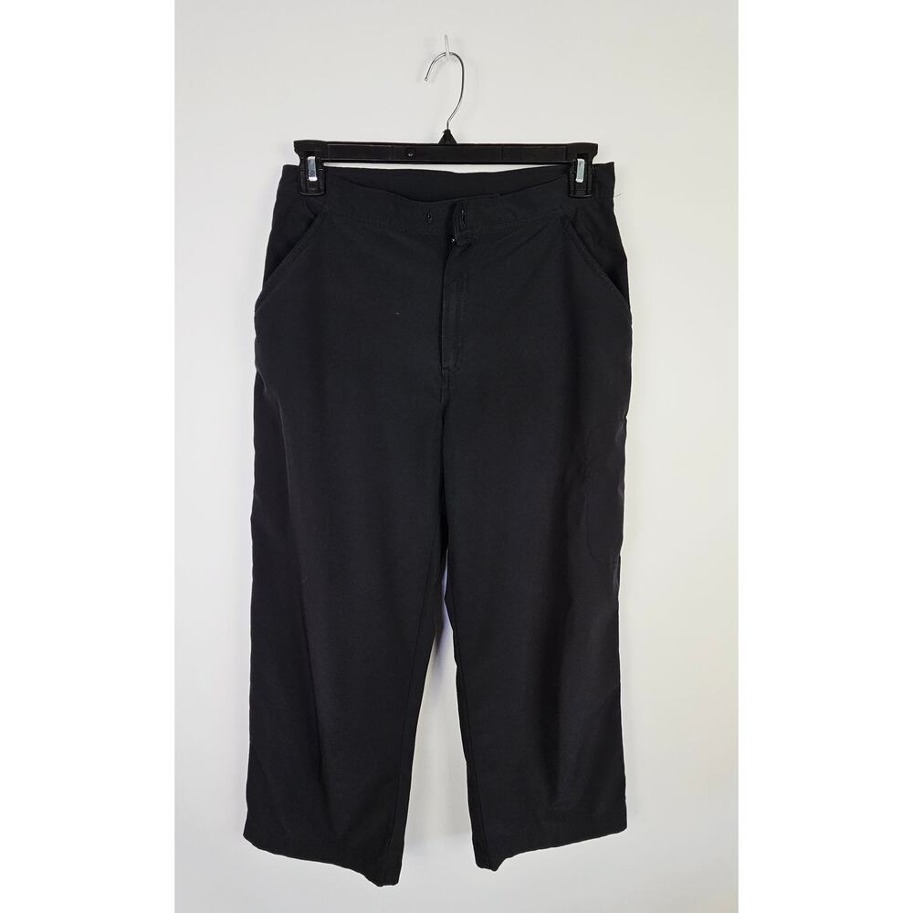 Quest Size Medium Capri Pants Athletic Wear Outdoor Hiking Yoga Side Zip